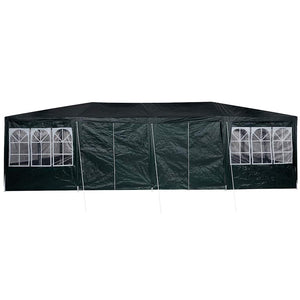 Grünes Partyzelt 8x4m