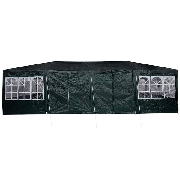 Grünes Partyzelt 8x4m