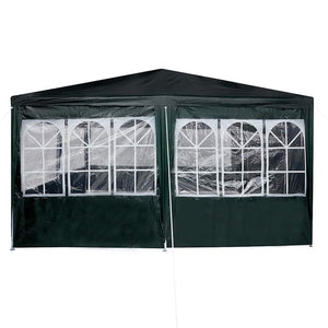 Grünes Partyzelt 8x4m