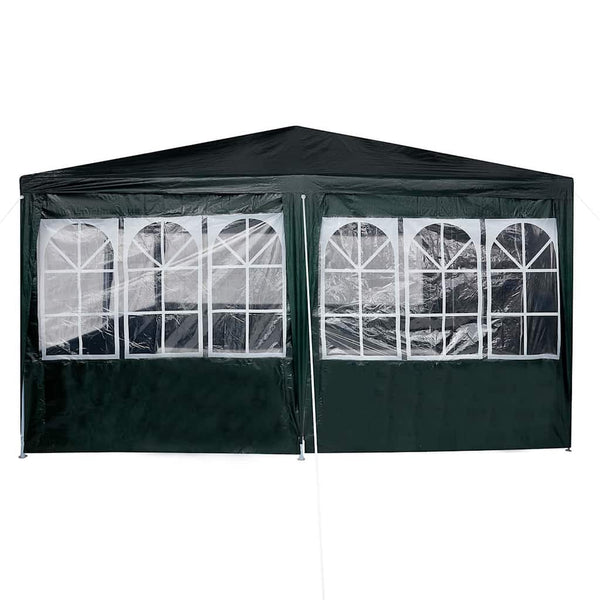 Grünes Partyzelt 8x4m