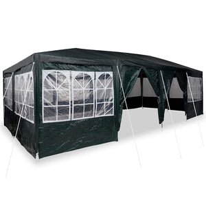 Grünes Partyzelt 8x4m