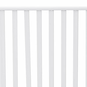 Weiße Gartenbank Stahl 103,5 cm