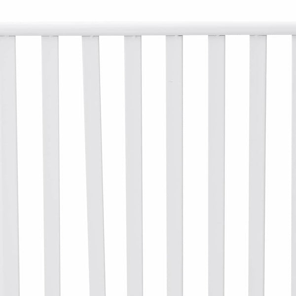 Weiße Gartenbank Stahl 103,5 cm