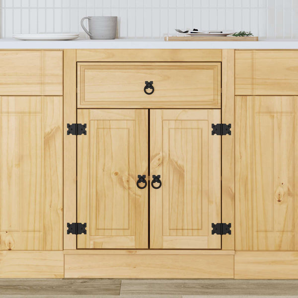 Kiefernholz Schrank Honigbraun 60x46x81,5 cm