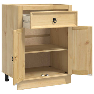 Kiefernholz Schrank Honigbraun 60x46x81,5 cm