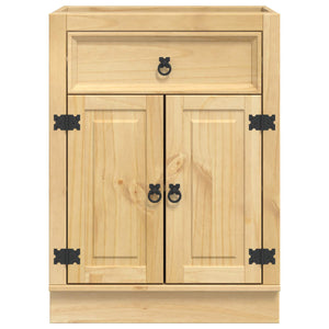 Kiefernholz Schrank Honigbraun 60x46x81,5 cm
