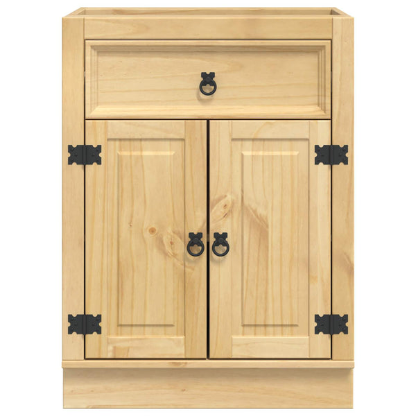 Kiefernholz Schrank Honigbraun 60x46x81,5 cm