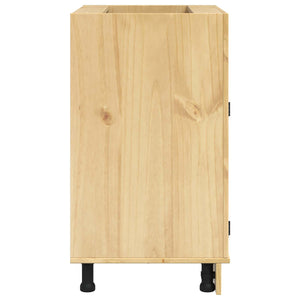 Kiefernholz Schrank Honigbraun 60x46x81,5 cm