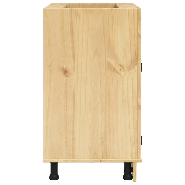 Kiefernholz Schrank Honigbraun 60x46x81,5 cm
