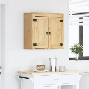 Kiefer Massivholz Schrank Honigbraun 60 cm