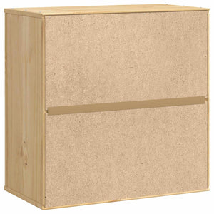 Kiefer Massivholz Schrank Honigbraun 60 cm
