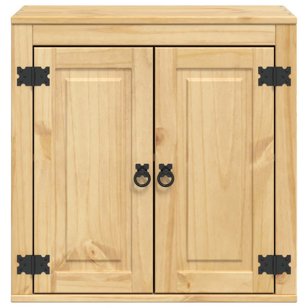 Kiefer Massivholz Schrank Honigbraun 60 cm