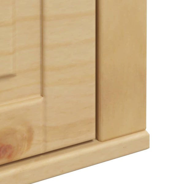vidaXL Armoire SKI marron miel 60 x 32 x 40 cm Pin massif
