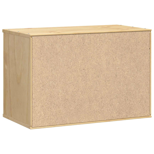 vidaXL Armoire SKI marron miel 60 x 32 x 40 cm Pin massif