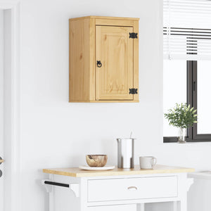 vidaXL Armoire SKI Marron Miel 40 x 32 x 60 cm Bois de Pin Massif