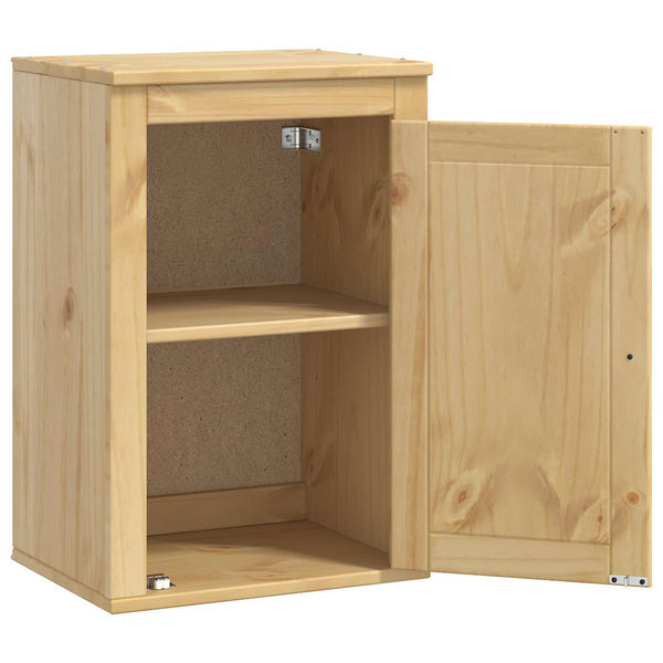 vidaXL Armoire SKI Marron Miel 40 x 32 x 60 cm Bois de Pin Massif