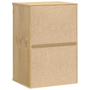 vidaXL Armoire SKI Marron Miel 40 x 32 x 60 cm Bois de Pin Massif