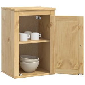 vidaXL Armoire SKI Marron Miel 40 x 32 x 60 cm Bois de Pin Massif