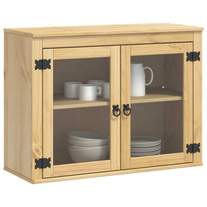 Kiefer Schrank Honigbraun 80x32x60cm