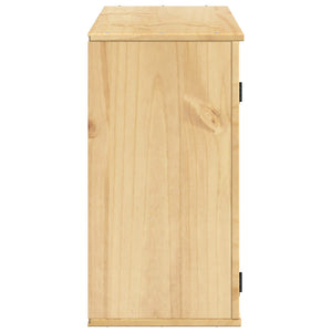 Kiefer Schrank Honigbraun 80x32x60cm