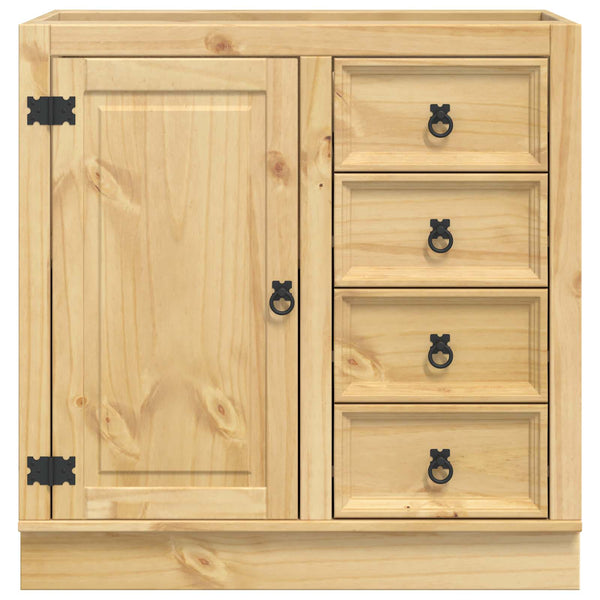 Honigbrauner Kiefernholz Schrank 80cm