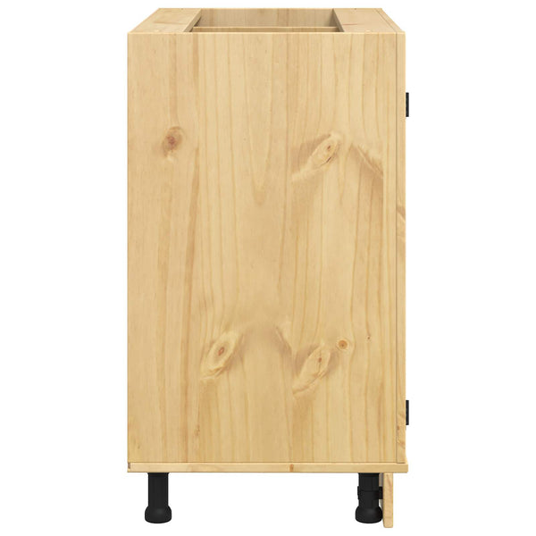Honigbrauner Kiefernholz Schrank 80cm