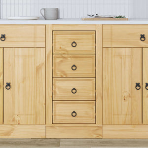 Kiefernholz Schrank Honigbraun 40x46x81cm