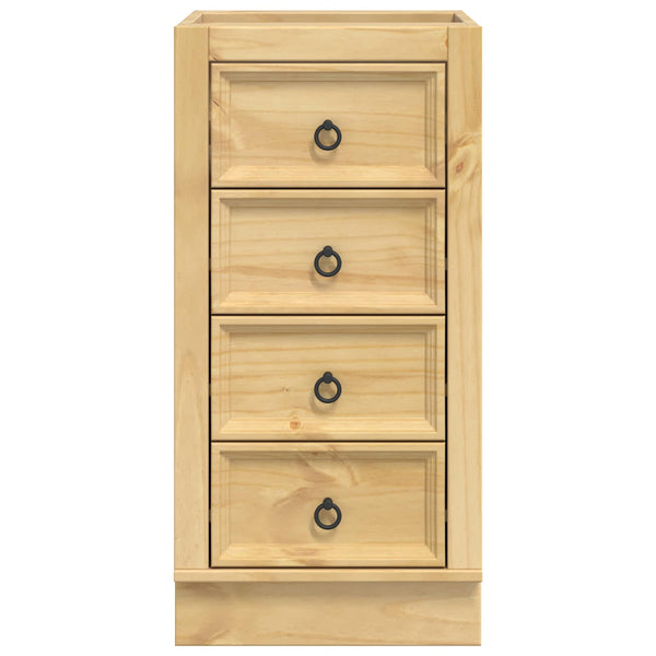 Kiefernholz Schrank Honigbraun 40x46x81cm