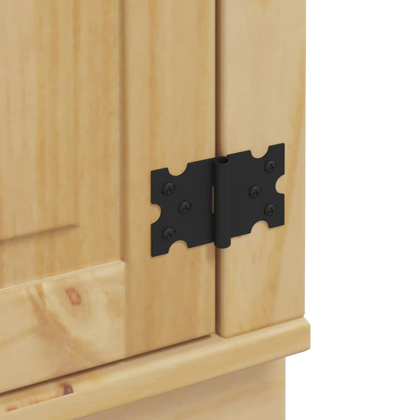 Kiefer Massivholz Schrank Honigbraun