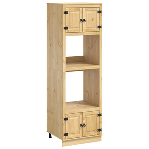 Kiefer Massivholz Schrank Honigbraun