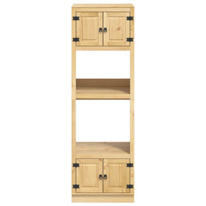 Kiefer Massivholz Schrank Honigbraun