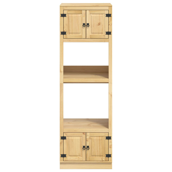 Kiefer Massivholz Schrank Honigbraun