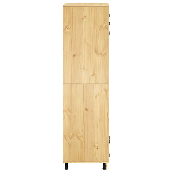 Kiefer Massivholz Schrank Honigbraun
