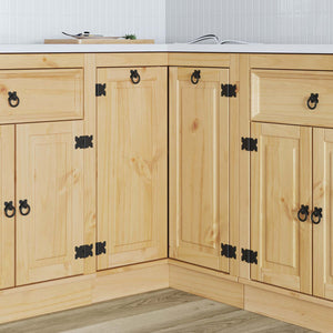 Honigbrauner Kiefernholz Schrank 80x80x81cm