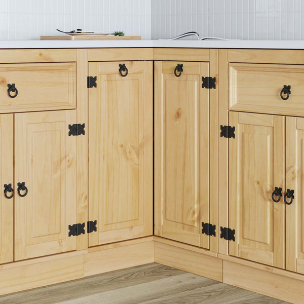 Honigbrauner Kiefernholz Schrank 80x80x81cm