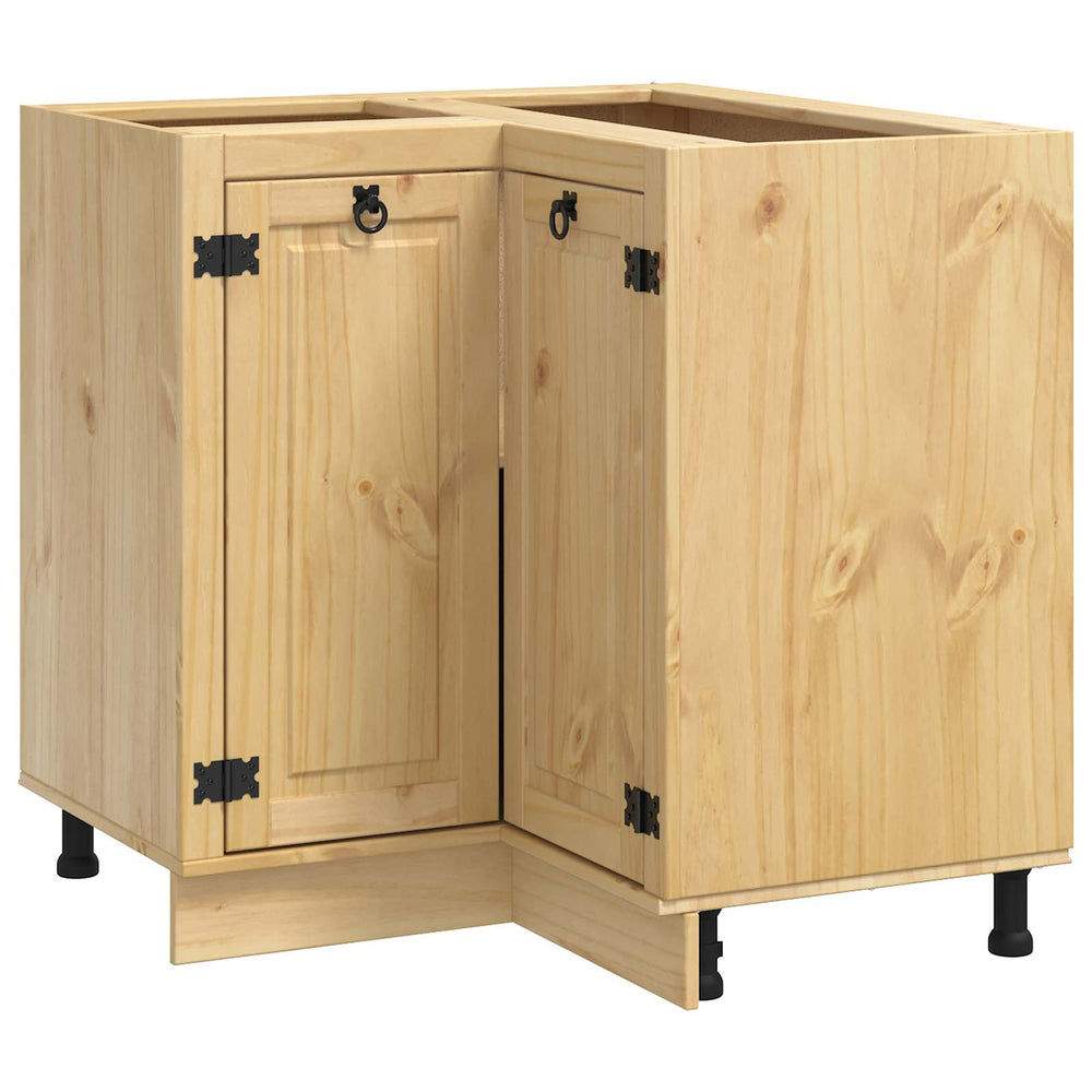 Honigbrauner Kiefernholz Schrank 80x80x81cm