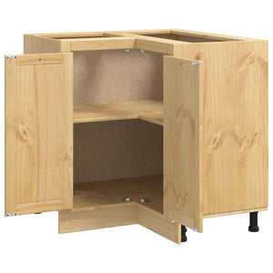 Honigbrauner Kiefernholz Schrank 80x80x81cm