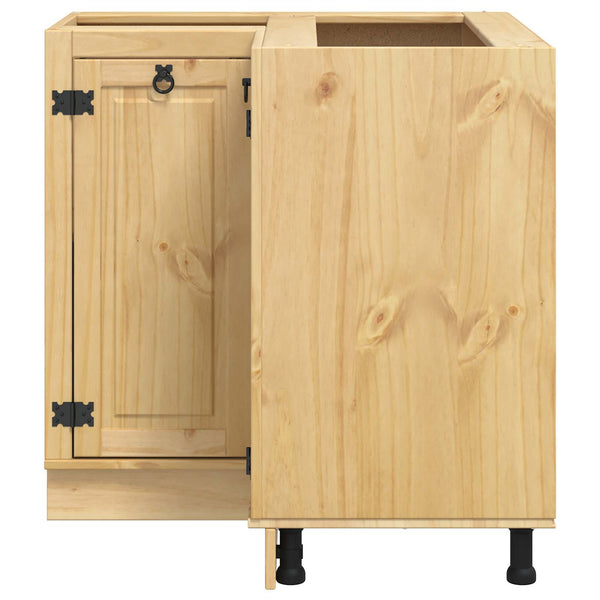 Honigbrauner Kiefernholz Schrank 80x80x81cm