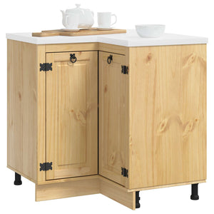 Honigbrauner Kiefernholz Schrank 80x80x81cm