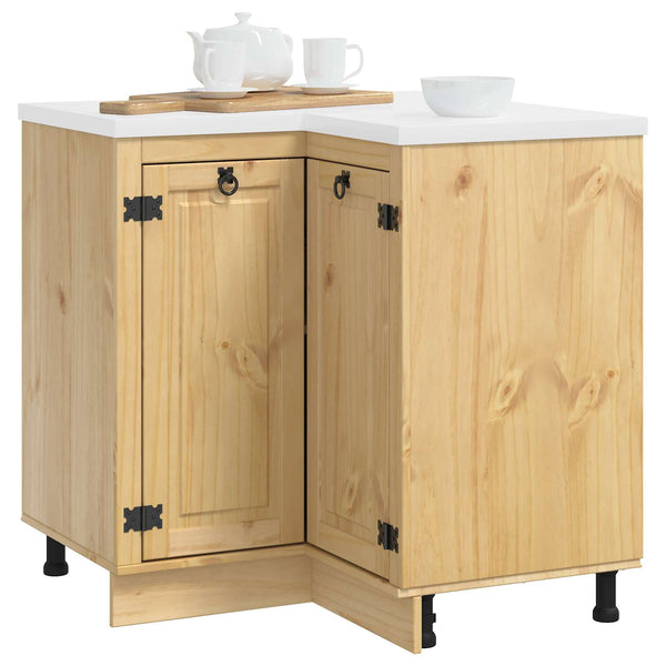 Honigbrauner Kiefernholz Schrank 80x80x81cm