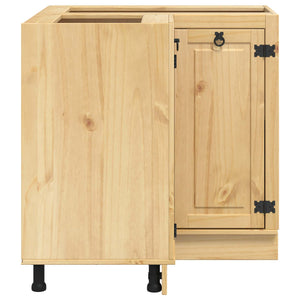Honigbrauner Kiefernholz Schrank 80x80x81cm