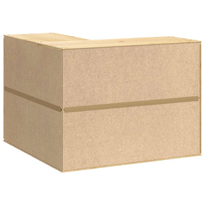 Kiefer Schrank Honigbraun 80x80x60cm