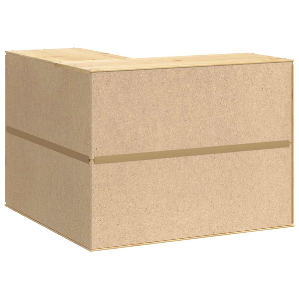 Kiefer Schrank Honigbraun 80x80x60cm