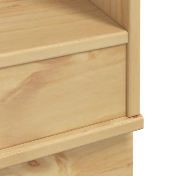 Kiefernholz Schrank Honigbraun 60x46x81cm