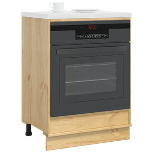 Kiefernholz Schrank Honigbraun 60x46x81cm