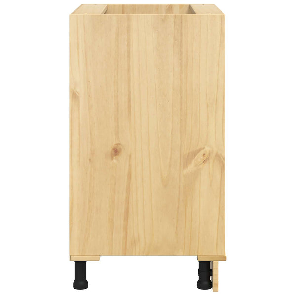 Kiefernholz Schrank Honigbraun 60x46x81cm