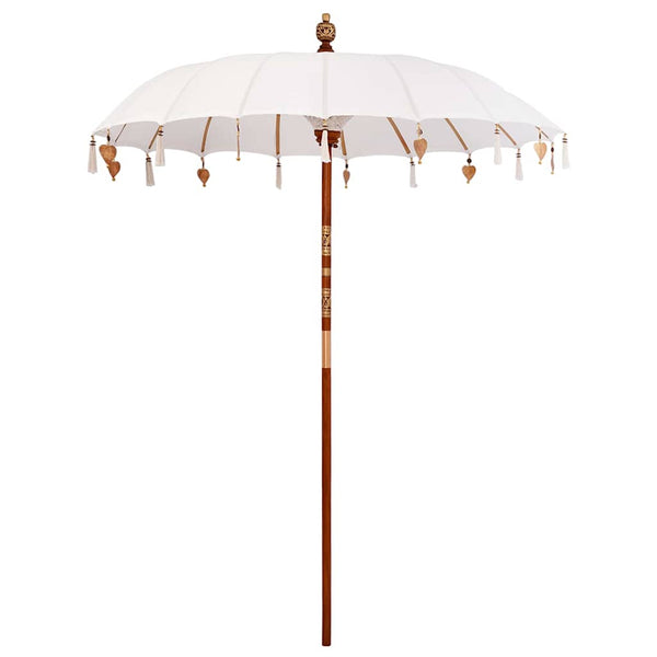 Balinesischer Sonnenschirm Creme 190x190 cm
