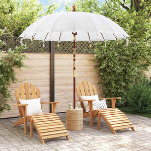 Balinesischer Sonnenschirm Creme 220cm