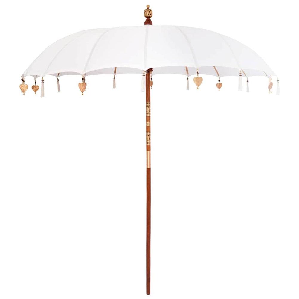 Balinesischer Sonnenschirm Creme 220cm