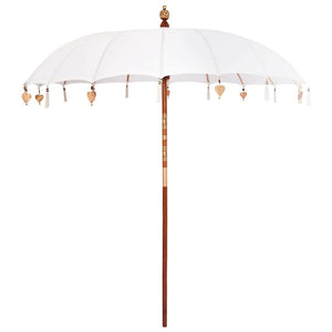Balinesischer Sonnenschirm Creme 220cm